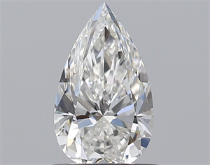 Picture of Natural Diamond 0.70 Carats, Pear with  Cut, F Color, IF Clarity and Certified by GIA