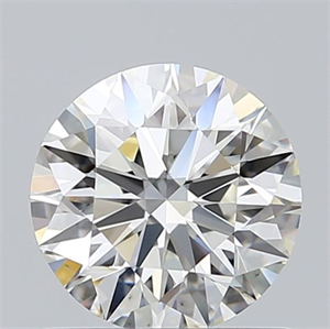 Picture of Natural Diamond 0.73 Carats, Round with Excellent Cut, I Color, VS2 Clarity and Certified by GIA