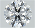 Lab Grown Diamond 1.04 Carats, Round with Ideal Cut, D Color, VS1 Clarity and Certified by IGI