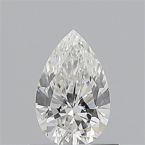 Picture of Natural Diamond 0.60 Carats, Pear with  Cut, F Color, VS2 Clarity and Certified by GIA