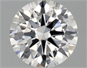 Lab Grown Diamond 1.53 Carats, Round with Ideal Cut, F Color, VVS2 Clarity and Certified by IGI