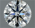 Natural Diamond 0.90 Carats, Round with Very Good Cut, I Color, SI1 Clarity and Certified by IGI