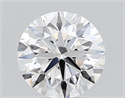 Lab Grown Diamond 2.01 Carats, Round with Excellent Cut, D Color, IF Clarity and Certified by IGI