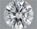 Del inventario de diamantes de laboratorio, 0.72 quilates, Redondo , Color D, claridad VVS2 y certificado IGI