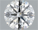 Natural Diamond 0.54 Carats, Round with Excellent Cut, K Color, VS1 Clarity and Certified by GIA