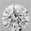 Lab Grown Diamond 1.05 Carats, Round with Ideal Cut, D Color, VVS1 Clarity and Certified by IGI