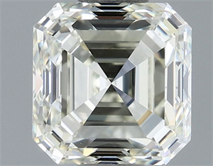 Foto Diamante Natural 1.00 quilates, Asscher , Color K, claridad VS1 y certificado IGI de