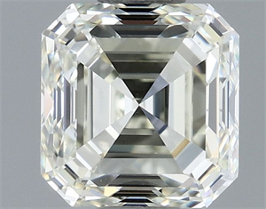 Picture of Natural Diamond 1.00 Carats, Asscher with  Cut, K Color, VS1 Clarity and Certified by IGI