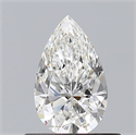 Natural Diamond 0.52 Carats, Pear with  Cut, F Color, SI1 Clarity and Certified by GIA