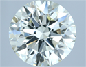 Natural Diamond 4.02 Carats, Round with Excellent Cut, J Color, VVS1 Clarity and Certified by IGI