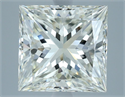 Diamante Natural 3.98 quilates, Princesa , Color I, claridad VVS1 y certificado IGI