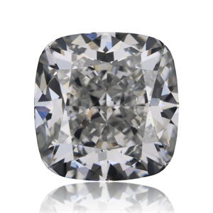 Foto Diamante Natural 0.57 quilates, Del cojín , Color F, claridad VS2 y certificado GIA de