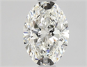 Diamante Natural 0.83 quilates, Ovalado , Color H, claridad VVS1 y certificado GIA