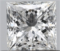 Diamante Natural 0.51 quilates, Princesa , Color H, claridad VVS1 y certificado GIA