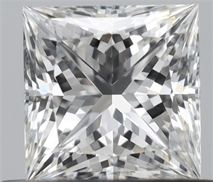 Foto Diamante Natural 0.51 quilates, Princesa , Color H, claridad VVS1 y certificado GIA de