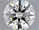 Natural Diamond 0.50 Carats, Round with Excellent Cut, J Color, SI1 Clarity and Certified by GIA