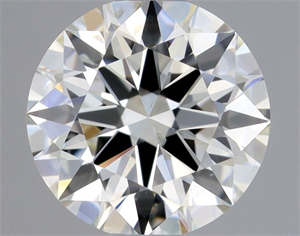 Picture of Natural Diamond 0.50 Carats, Round with Excellent Cut, J Color, SI1 Clarity and Certified by GIA