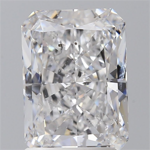 Foto Diamante Natural 2.01 quilates, Radiante , Color D, claridad SI2 y certificado GIA de