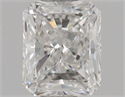 Natural Diamond 0.45 Carats, Radiant with  Cut, E Color, SI2 Clarity and Certified by GIA