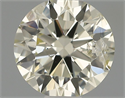 Natural Diamond 0.50 Carats, Round with Very Good Cut, M Color, SI2 Clarity and Certified by IGI