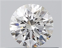 Diamante Natural 0.42 quilates, Redondo , Color E, claridad VVS1 y certificado GIA