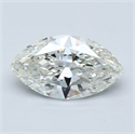 Natural Diamond 3.02 Carats, Marquise with  Cut, J Color, SI1 Clarity and Certified by GIA