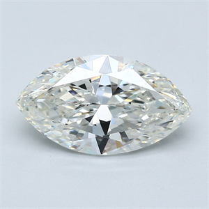 Picture of Natural Diamond 3.02 Carats, Marquise with  Cut, J Color, SI1 Clarity and Certified by GIA