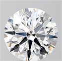 Lab Grown Diamond 3.55 Carats, Round with Ideal Cut, D Color, VS1 Clarity and Certified by IGI