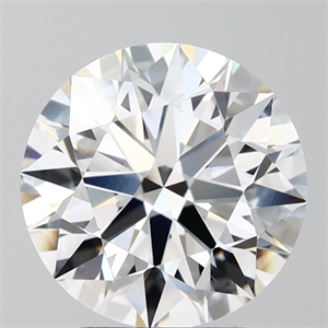 Picture of Lab Grown Diamond 3.55 Carats, Round with Ideal Cut, D Color, VS1 Clarity and Certified by IGI