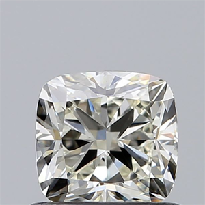 Foto Diamante Natural 0.67 quilates, Del cojín , Color K, claridad VVS2 y certificado GIA de