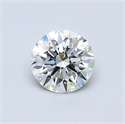 Diamante Natural 0.54 quilates, Redondo , Color H, claridad VVS2 y certificado GIA
