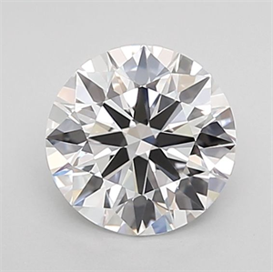 Picture of Lab Grown Diamond 1.05 Carats, Round with Ideal Cut, D Color, VVS2 Clarity and Certified by IGI