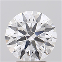 Del inventario de diamantes de laboratorio, 3.06 quilates, Redondo , Color D, claridad FL y certificado GIA