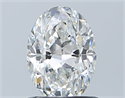 Natural Diamond 0.90 Carats, Oval with  Cut, F Color, VS1 Clarity and Certified by GIA