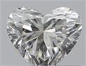 Natural Diamond 0.40 Carats, Heart with  Cut, H Color, VS2 Clarity and Certified by GIA