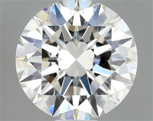 Picture of Natural Diamond 0.54 Carats, Round with Excellent Cut, H Color, VS1 Clarity and Certified by GIA