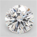 Lab Grown Diamond 5.18 Carats, Round with Excellent Cut, F Color, VVS2 Clarity and Certified by GIA