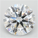 Lab Grown Diamond 3.25 Carats, Round with Ideal Cut, D Color, IF Clarity and Certified by IGI