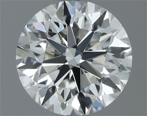 Picture of Natural Diamond 0.90 Carats, Round with Very Good Cut, G Color, VVS2 Clarity and Certified by IGI