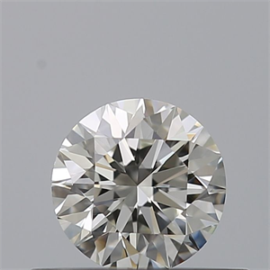 Picture of Natural Diamond 0.40 Carats, Round with Excellent Cut, G Color, VVS1 Clarity and Certified by IGI