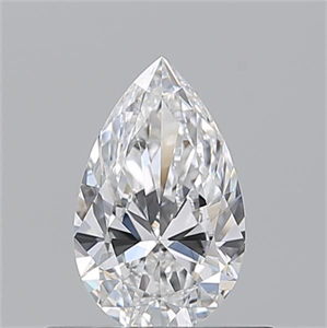 Picture of Natural Diamond 0.50 Carats, Pear with  Cut, D Color, VS1 Clarity and Certified by GIA