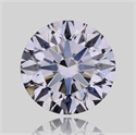 Natural Diamond 0.90 Carats, Round with Excellent Cut, H Color, VS2 Clarity and Certified by GIA