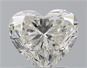 Natural Diamond 2.50 Carats, Heart with  Cut, H Color, SI2 Clarity and Certified by GIA