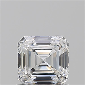 Picture of Natural Diamond 0.90 Carats, Asscher with  Cut, D Color, VVS2 Clarity and Certified by GIA