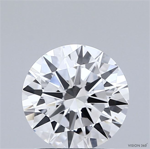 Picture of Lab Grown Diamond 1.30 Carats, Round with Excellent Cut, E Color, VS1 Clarity and Certified by IGI
