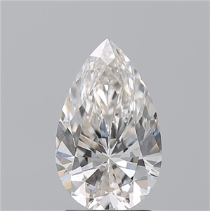 Picture of Natural Diamond 2.23 Carats, Pear with  Cut, I Color, VVS1 Clarity and Certified by GIA