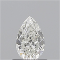 Natural Diamond 0.70 Carats, Pear with  Cut, H Color, VS2 Clarity and Certified by GIA