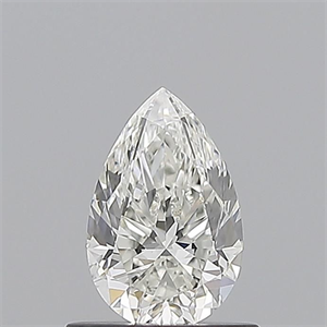 Picture of Natural Diamond 0.70 Carats, Pear with  Cut, H Color, VS2 Clarity and Certified by GIA