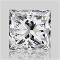 Diamante Natural 0.51 quilates, Princesa , Color F, claridad VVS2 y certificado GIA