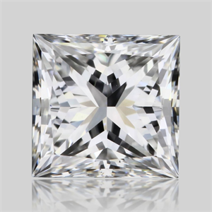Foto Diamante Natural 0.51 quilates, Princesa , Color F, claridad VVS2 y certificado GIA de